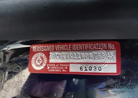 2022 Jeep Renegade Trailhawk 4X4 z USA, uszkodzony, nr VIN ZACNJDC11NPN78945